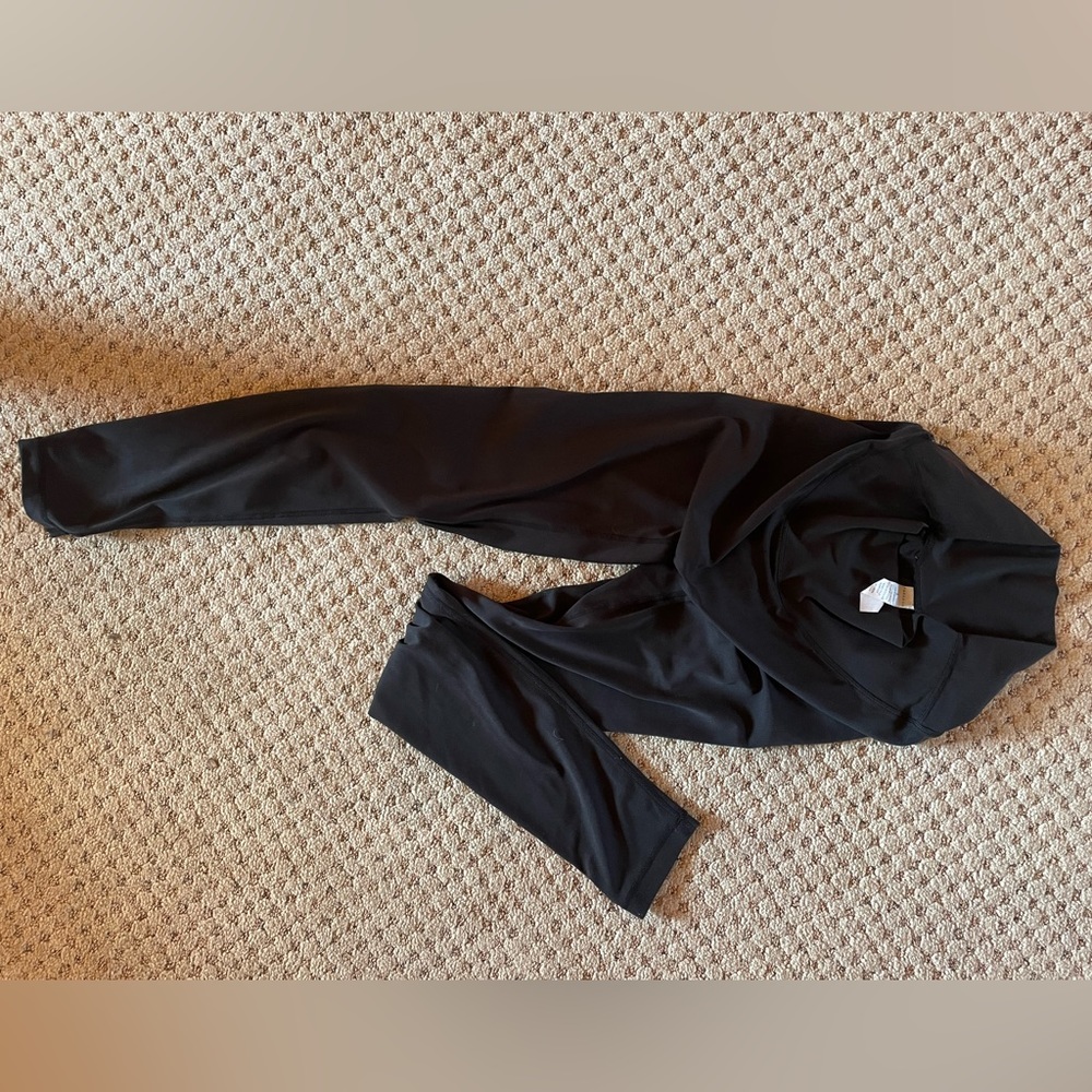 Paragon, black leggings, sz L, women’s